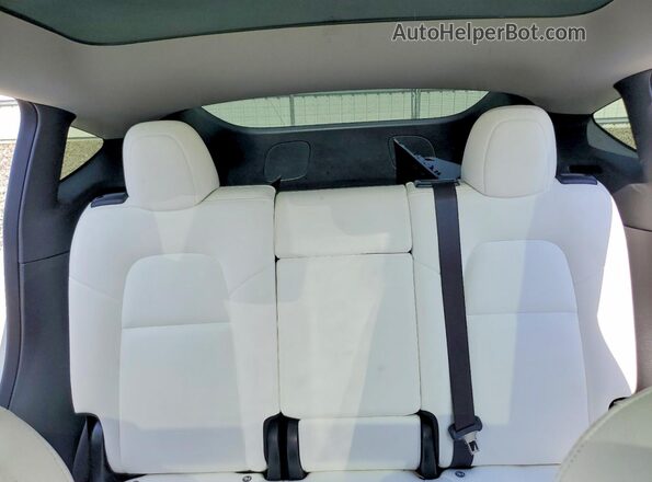 5YJYGDEE4LF055759 2020 TESLA MODEL White Vista de los asientos traseros