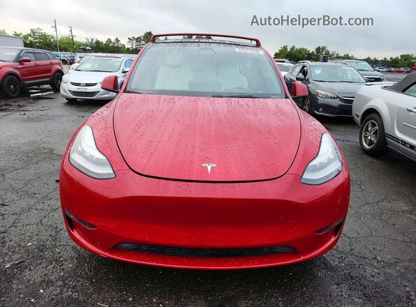 5YJYGDEE4MF061403 2021 TESLA MODEL Red Вид спереду
