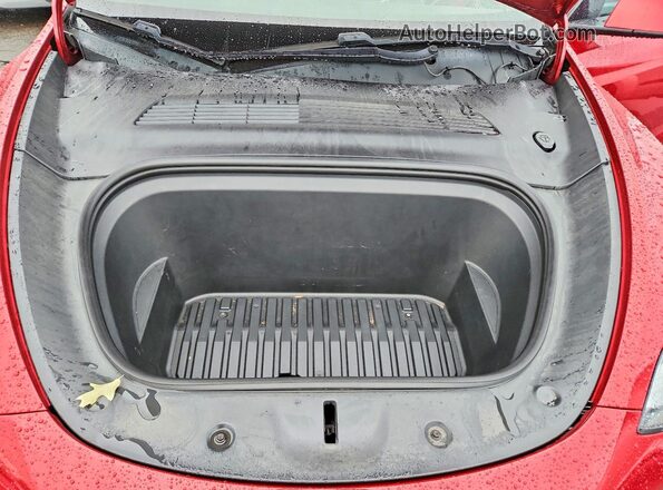 5YJYGDEE4MF061403 2021 TESLA MODEL Red Вид задньої частини салону