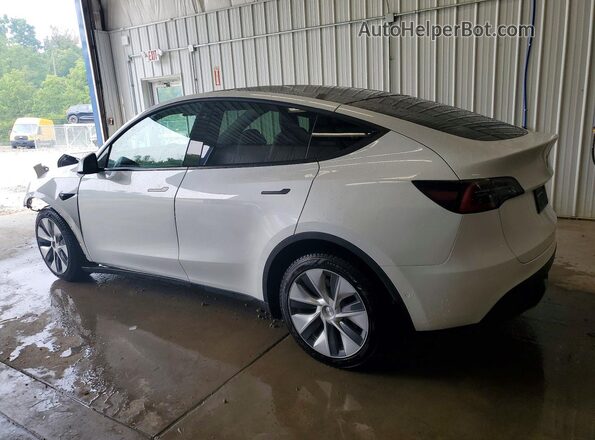 5YJYGDEE4MF078217 2021 TESLA MODEL Белый Задняя левая четверть