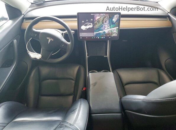 5YJYGDEE4MF078217 2021 TESLA MODEL Белый Вид панели приборов