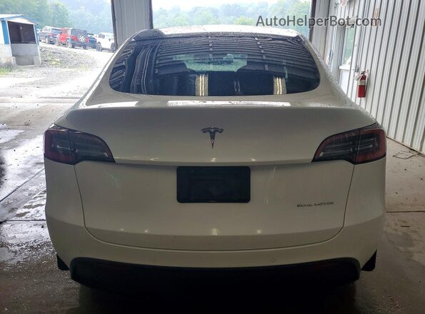 5YJYGDEE4MF078217 2021 TESLA MODEL Белый Вид сзади