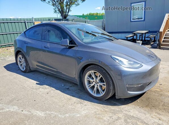 5YJYGDEE4MF144457 2021 TESLA MODEL Угольный Передняя правая четверть