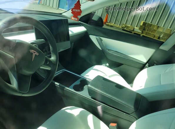 5YJYGDEE4MF144457 2021 TESLA MODEL Угольный Вид панели приборов