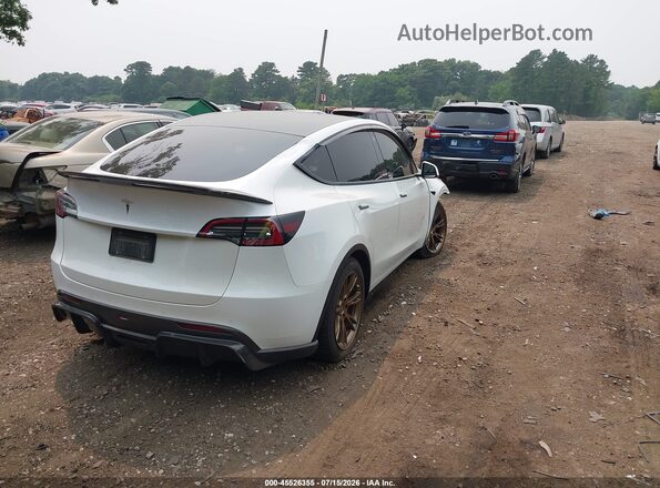 5YJYGDEE4MF179600 2021 TESLA MODEL Y Белый Задняя правая четверть