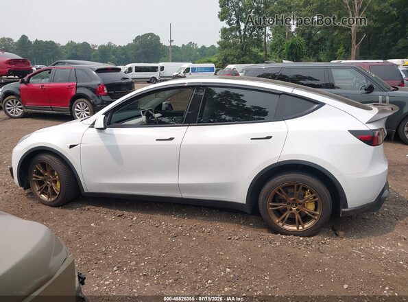 5YJYGDEE4MF179600 2021 TESLA MODEL Y Белый Вид задней части салона