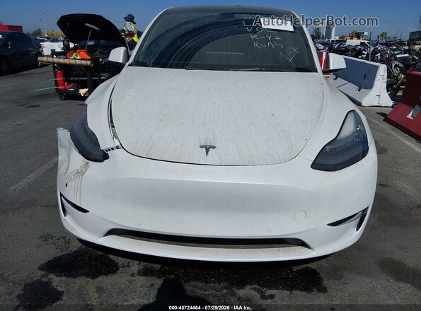 5YJYGDEE4MF275887 2021 TESLA MODEL Y Белый Вид щитка приборов