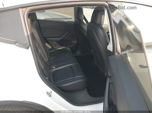 5YJYGDEE4MF287411 2021 TESLA MODEL Y White Vista de la etiqueta del VIN