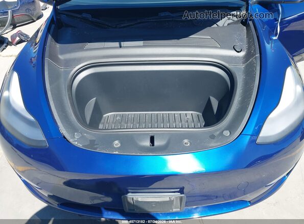 5YJYGDEE5LF015156 2020 TESLA MODEL Y Blue უკანა ხედი