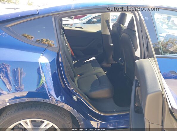 5YJYGDEE5LF015156 2020 TESLA MODEL Y Blue VIN კოდის სტიკერის ხედი