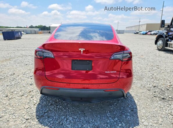 5YJYGDEE5LF023077 2020 TESLA MODEL Red Widok z tyłu