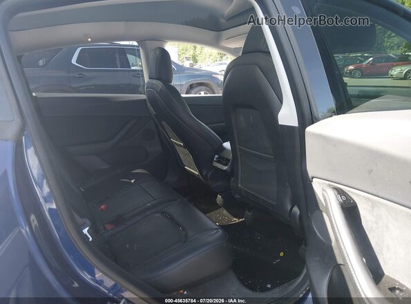 5YJYGDEE5LF036928 2020 TESLA MODEL Y Blue Vista de la etiqueta del VIN