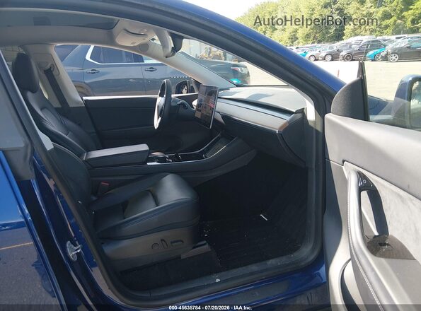5YJYGDEE5LF036928 2020 TESLA MODEL Y Blue Vista interior delantera