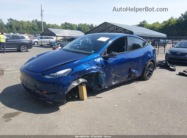 5YJYGDEE5LF036928 2020 TESLA MODEL Y Blue Vista tres cuartos delantera izquierda
