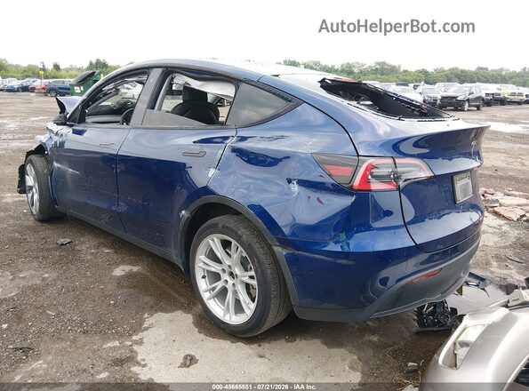 5YJYGDEE5MF060602 2021 TESLA MODEL Y Blue Задня ліва чверть