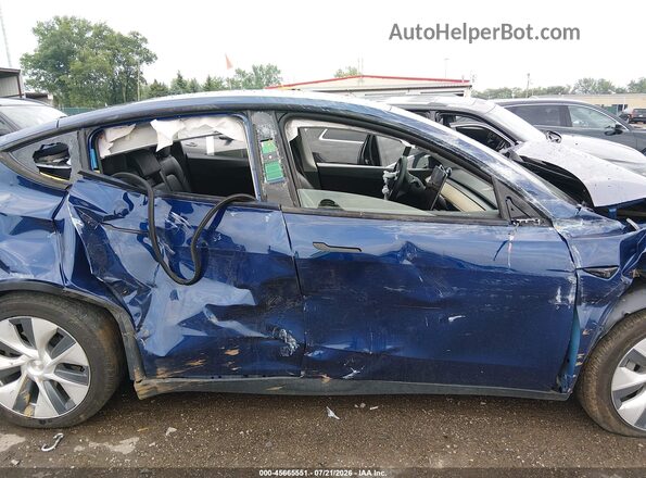 5YJYGDEE5MF060602 2021 TESLA MODEL Y Blue Вид задньої частини салону