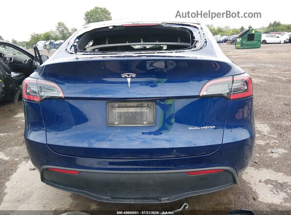 5YJYGDEE5MF060602 2021 TESLA MODEL Y Blue 
