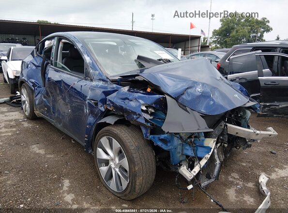 5YJYGDEE5MF060602 2021 TESLA MODEL Y Blue Вид спереду