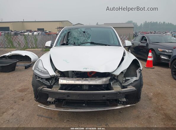5YJYGDEE5MF080378 2021 TESLA MODEL Y Белый Вид задней части салона
