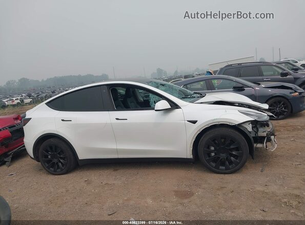 5YJYGDEE5MF080378 2021 TESLA MODEL Y Белый Панорамный вид салона 360°