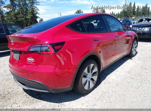 5YJYGDEE5MF117509 2021 TESLA MODEL Y Red Հետևի աջ