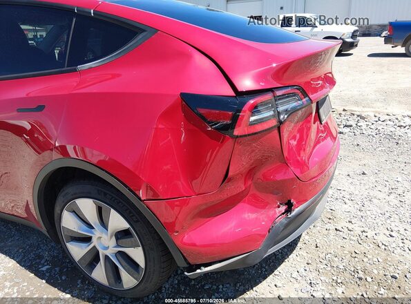 5YJYGDEE5MF117509 2021 TESLA MODEL Y Red Դիմացի տեսք