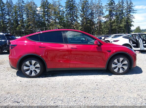 5YJYGDEE5MF117509 2021 TESLA MODEL Y Red Սալոնի հետևի տեսք