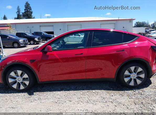 5YJYGDEE5MF117509 2021 TESLA MODEL Y Red Սալոնի 360 աստիճան տեսք
