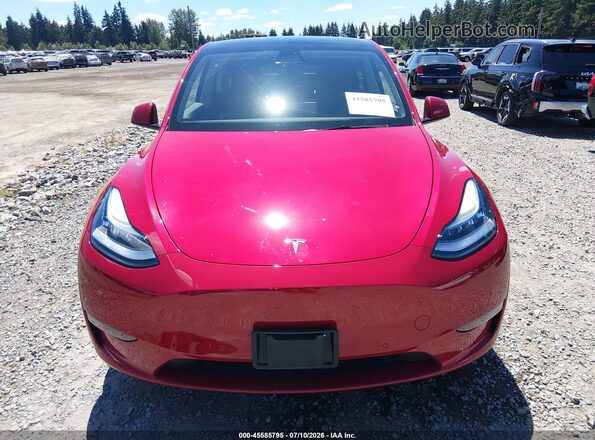 5YJYGDEE5MF117509 2021 TESLA MODEL Y Red Սարքավորումների վահանակի տեսք