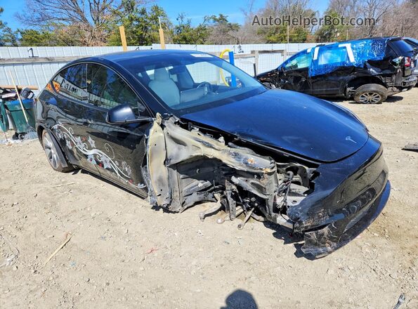 5YJYGDEE5MF125299 2021 TESLA MODEL Black Առջևի աջ
