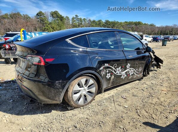 5YJYGDEE5MF125299 2021 TESLA MODEL Black Հետևի աջ