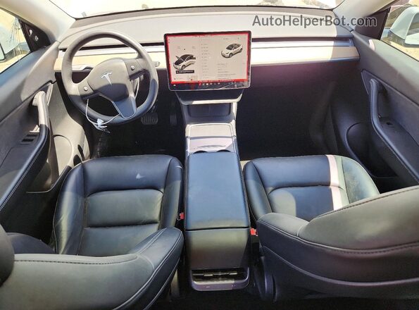 5YJYGDEE5MF271153 2021 TESLA MODEL White Vista del salpicadero