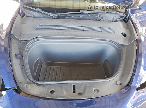 5YJYGDEE5MF285442 2021 TESLA MODEL Blue უკანა სალონის ხედი