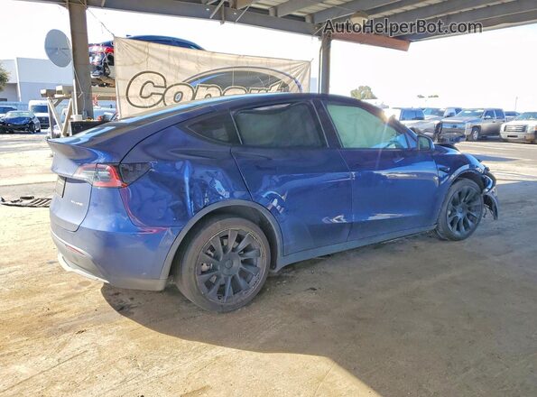5YJYGDEE5MF285442 2021 TESLA MODEL Blue უკანა მარჯვენა