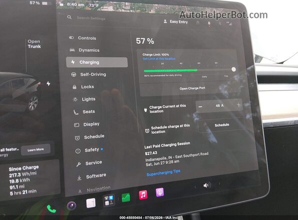 5YJYGDEE6LF012461 2020 TESLA MODEL Y Black 