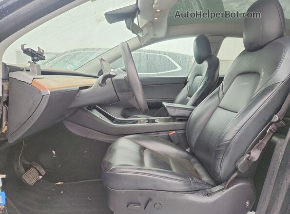 5YJYGDEE6LF047811 2020 TESLA MODEL Black Вид салону спереду