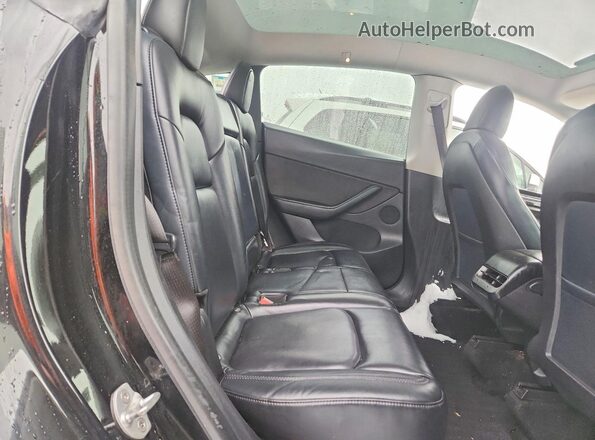 5YJYGDEE6LF047811 2020 TESLA MODEL Black Вид задніх сидінь