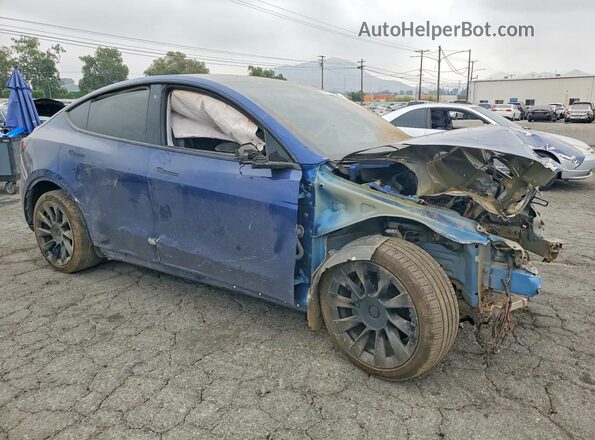 5YJYGDEE6LF058131 2020 TESLA MODEL Blue Передня права чверть