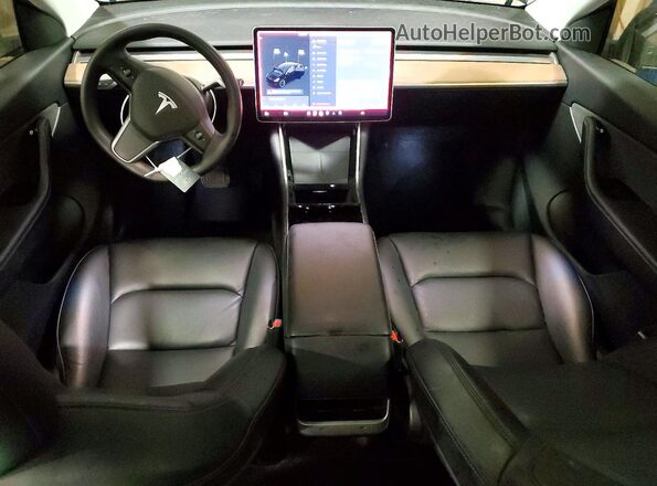 5YJYGDEE6MF080101 2021 TESLA MODEL Черный Вид панели приборов