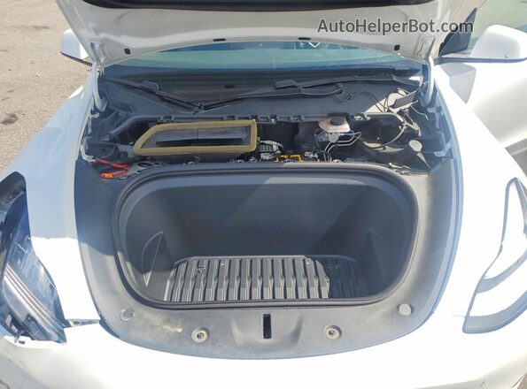 5YJYGDEE6MF082849 2021 TESLA MODEL Белый Вид задней части салона