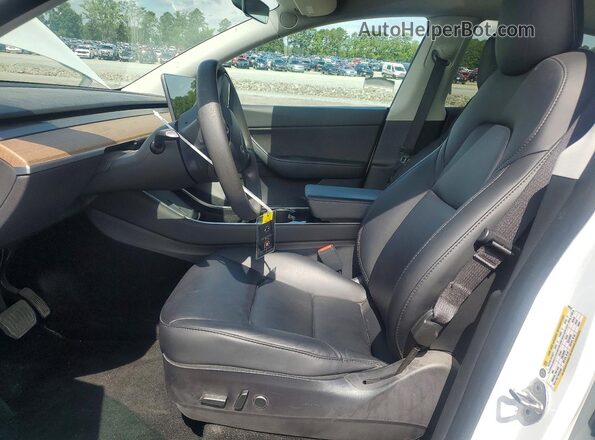 5YJYGDEE6MF082849 2021 TESLA MODEL Белый Вид салона спереди