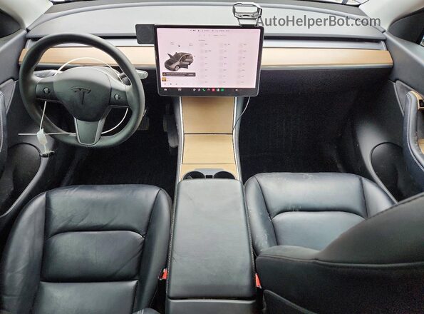5YJYGDEE6MF084715 2021 TESLA MODEL Gray Widok deski rozdzielczej
