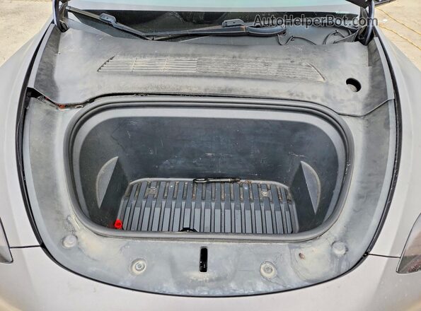 5YJYGDEE6MF084715 2021 TESLA MODEL Gray Widok wnętrza z tyłu