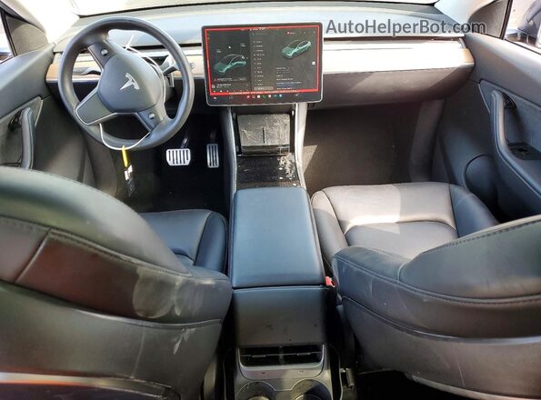 5YJYGDEE6MF094550 2021 TESLA MODEL Серый Вид панели приборов