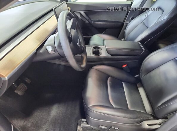 5YJYGDEE6MF184135 2021 TESLA MODEL White წინა სალონის ხედი