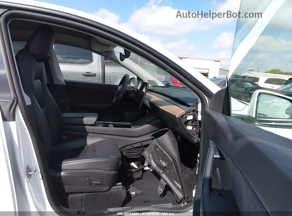 5YJYGDEE6MF204691 2021 TESLA MODEL Y White Widok wnętrza z przodu