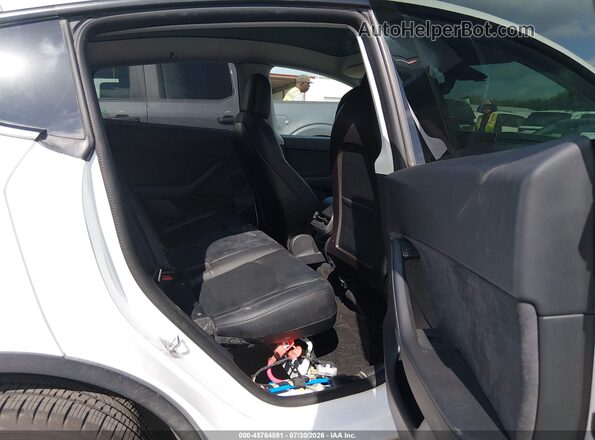 5YJYGDEE6MF204691 2021 TESLA MODEL Y White Widok naklejki z numerem VIN
