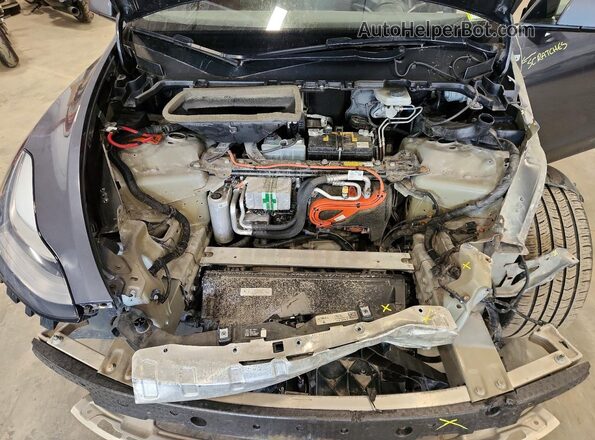 5YJYGDEE7LF031519 2020 TESLA MODEL Gray Rear interior view