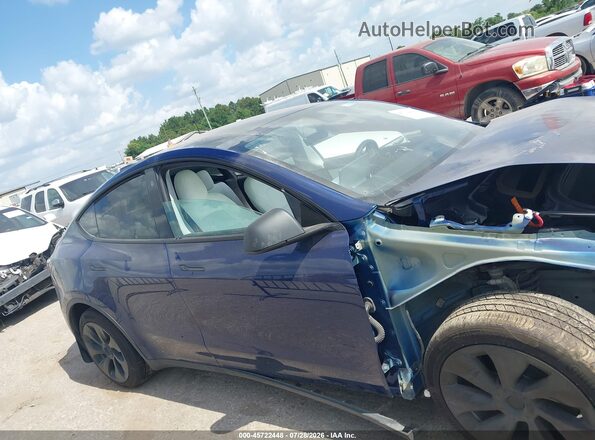 5YJYGDEE7MF069270 2021 TESLA MODEL Y Blue Вид щитка приладів