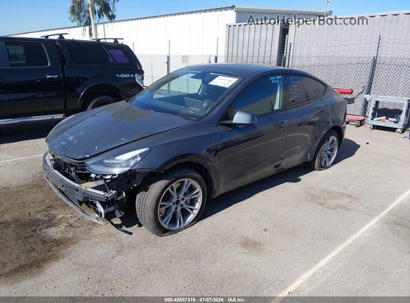 5YJYGDEE7MF074565 2021 TESLA MODEL Y Gray Przód lewy